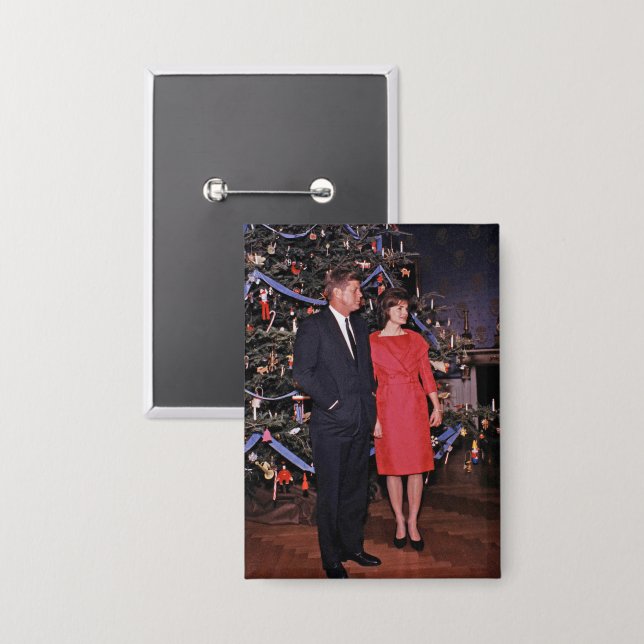 Christmas Tree President John Kennedy & Jacqueline (Front/Back)
