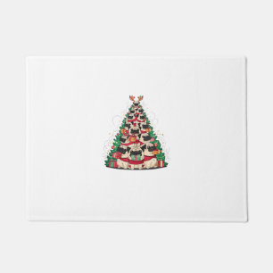 Christmas Tree Pugs Pug Dog _1 Doormat