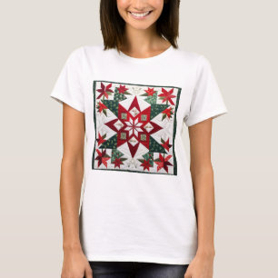 Christmas Tree Quilting & Sewing Machine Lover T-Shirt