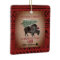 Christmas Tree Ranch Santa Bison Geometric