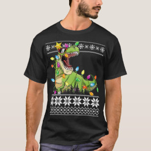 Christmas Tree Re Kids Boys Funny Ugly Xmas Sweate T-Shirt