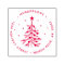 Christmas Tree Return Address Green Self-inking St