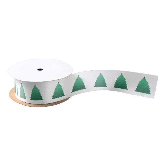 Christmas Tree Ribbon Satin Ribbon (Spool)