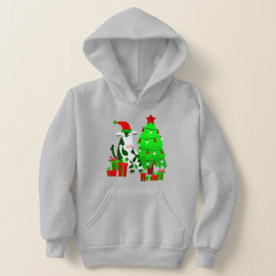 christmas tree santa claus cow