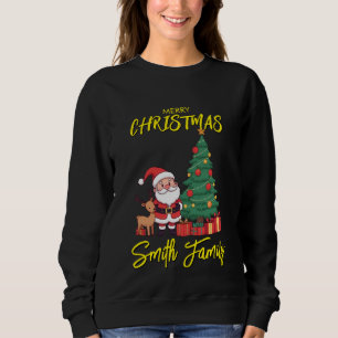 Christmas Tree Santa Clause Sweatshirt