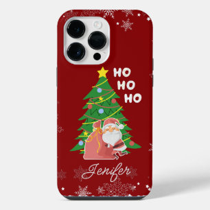 Christmas tree Santa gift customizable iPhone 14 Pro Max Case