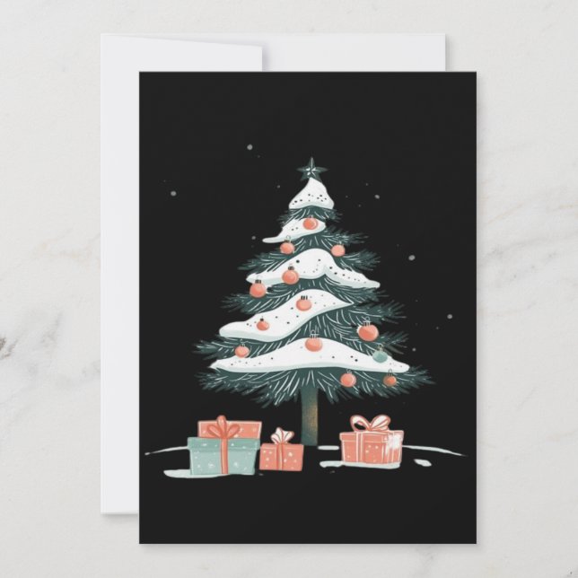 Christmas tree  save the date (Front)