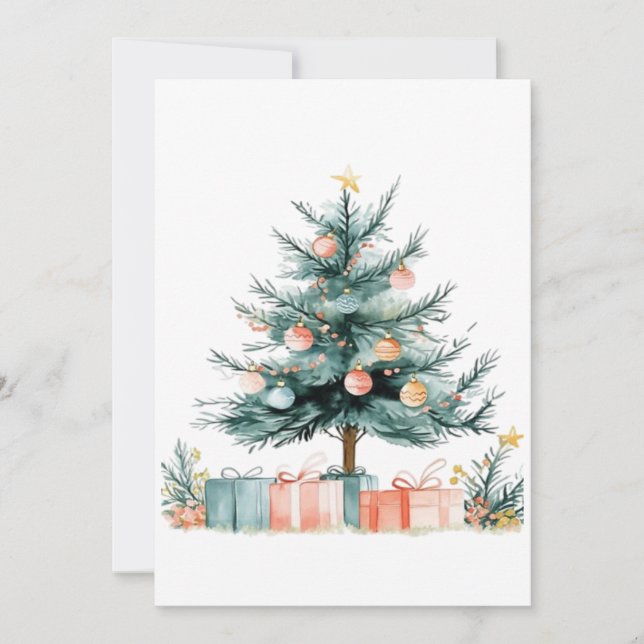 Christmas tree  save the date (Front)