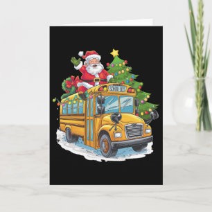 Christmas Tree School Bus Driver Costume Adults An Card