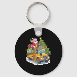 Christmas Tree School Bus Driver Costume Adults An Keychain