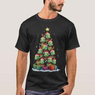 Christmas Tree Sea Turtle Turtles Tortoise T-Shirt
