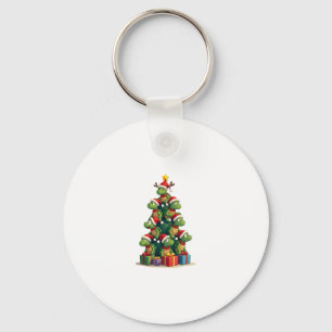Christmas Tree Sea Turtle Turtles Tortoise T-Shirt Keychain