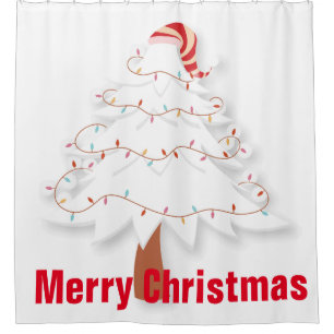 Christmas Tree Shower Curtain