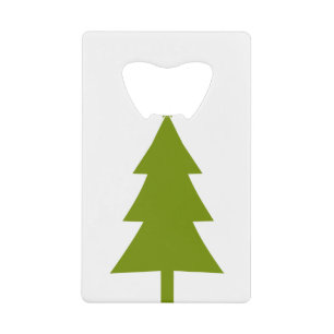 Christmas tree Silhouette 15 Credit Card Bottle Opener