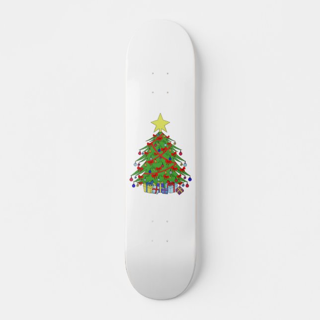 Christmas tree skateboard (Front)