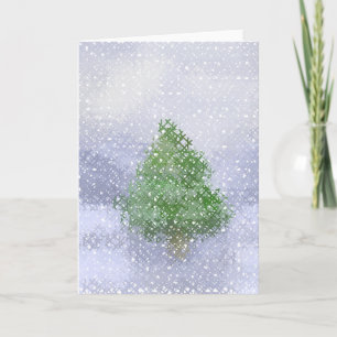 Christmas tree sketch Card