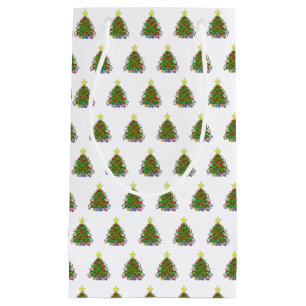 Christmas tree small gift bag