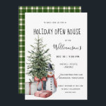 Christmas Tree Snowman Christmas Party  Invitation<br><div class="desc">Christmas Tree Snowman Christmas Party Invitation, the perfect invitation for your holiday gathering. Invitation features a watercolor Christmas tree surrounded by gifts and an adorable snowman. Our high resolution template makes it so easy for you to customize your invitation. If you would like to customize your invitation further, please use...</div>