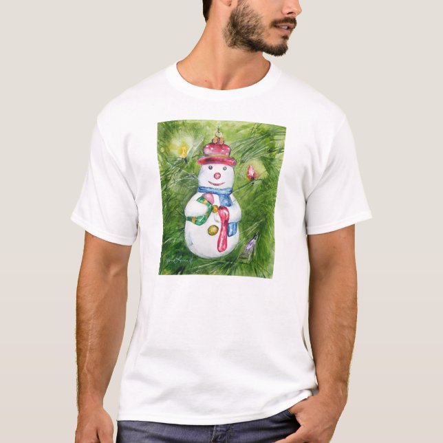 Christmas Tree Snowman Shirt (Front)
