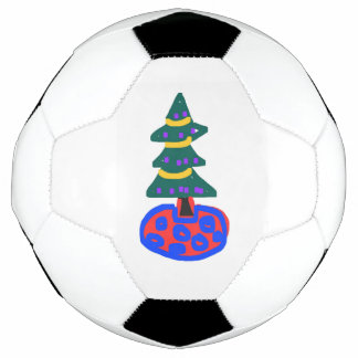 Christmas Tree Soccer Ball