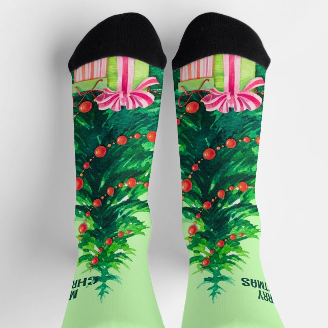 Christmas Tree  Socks (Top)