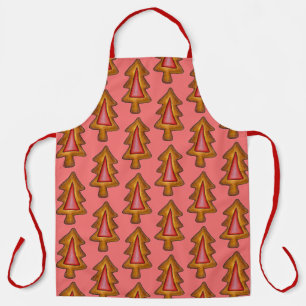 Christmas Tree Stained Glass Holiday Cookie Baking Apron