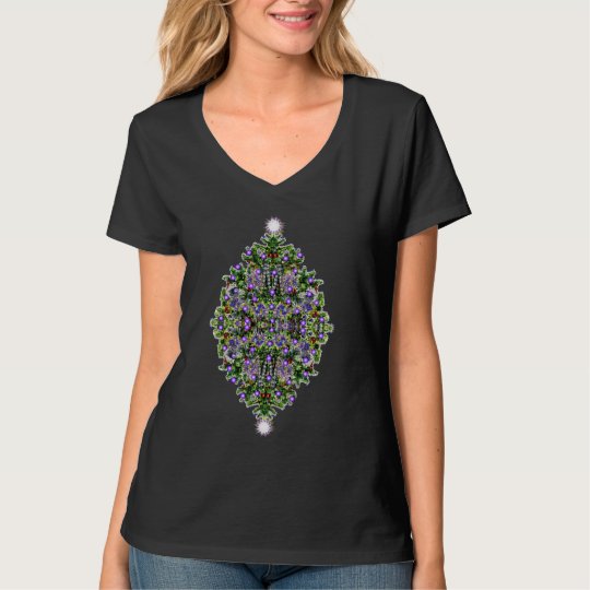 Christmas Tree Star Glow T-Shirt