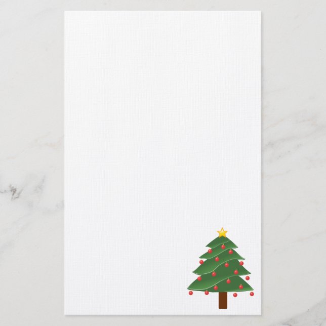 Christmas Tree Stationery (Front)