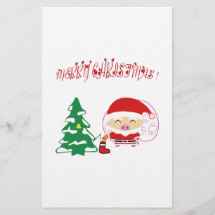 Christmas tree stationery