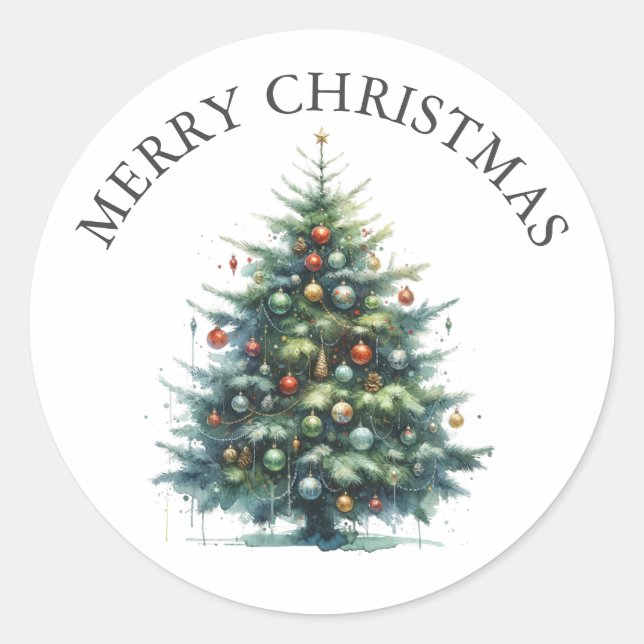 Christmas Tree Sticker (Front)