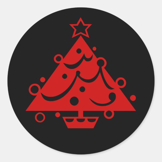 christmas tree sticker (Front)