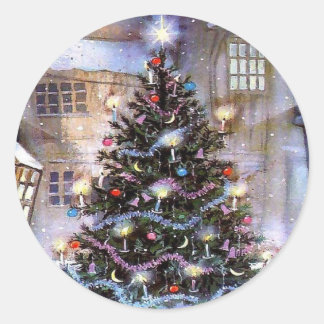 Christmas tree sticker