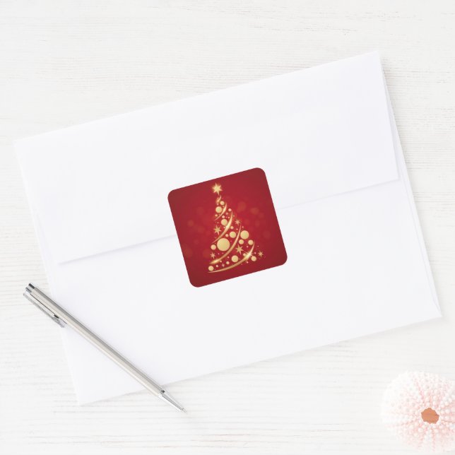 Christmas Tree Stickers (Envelope)