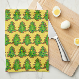 Christmas Tree Sugar Cookie Baking Holiday Xmas Kitchen Towel