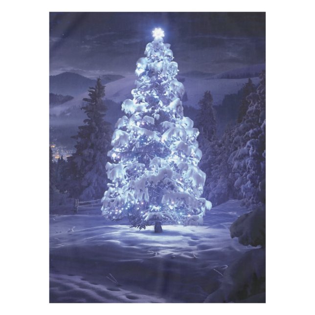 Christmas Tree  Tablecloth (Front)