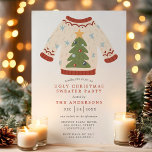 Christmas Tree Tacky Ugly Christmas Sweater Party Invitation<br><div class="desc">Christmas Tree Tacky Ugly Christmas Sweater Party Invitation. Personalize this custom holiday design with your own party details. Perfect for a family Christmas dinner or for a Corporate holiday party!</div>