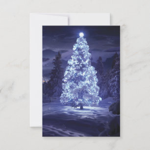 Christmas Tree  Thank You Card