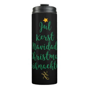 christmas tree                    thermal tumbler