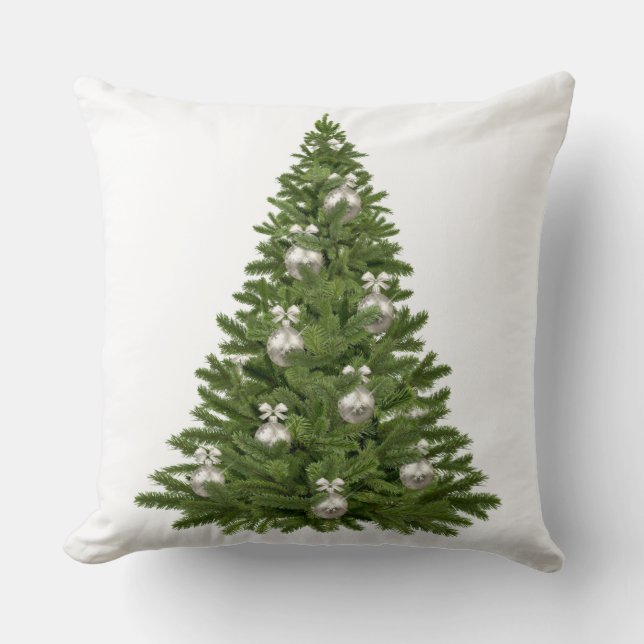 Christmas Tree Throw Pillow (Front)