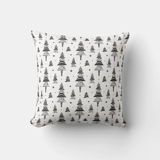 Christmas tree   throw pillow (Front)