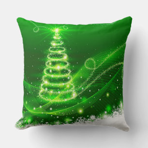 Christmas Tree Throw Pillow