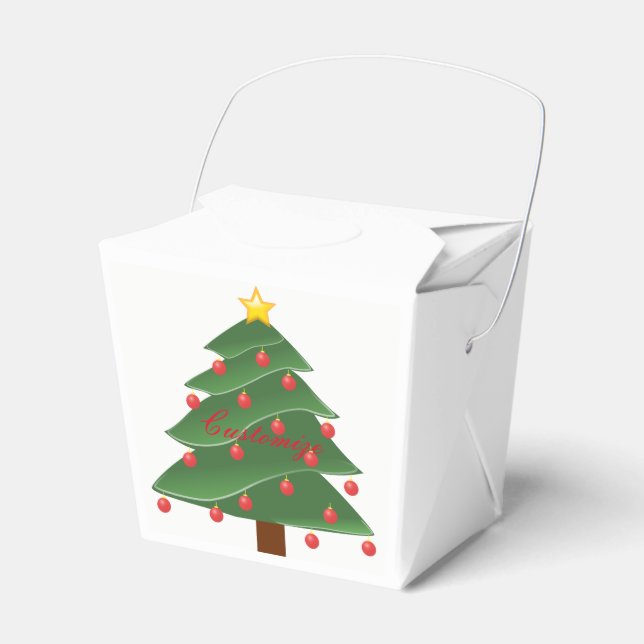 Christmas Tree Thunder_Cove Favor Box (Front Side)