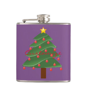 Christmas Tree Thunder_Cove Hip Flask
