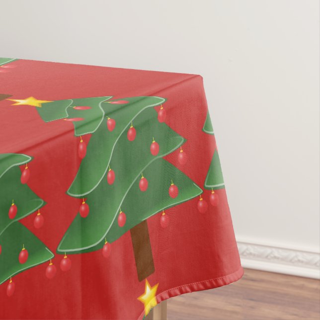 Christmas Tree Thunder_Cove Tablecloth (In Situ)