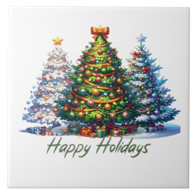 Christmas tree  tile (Front)