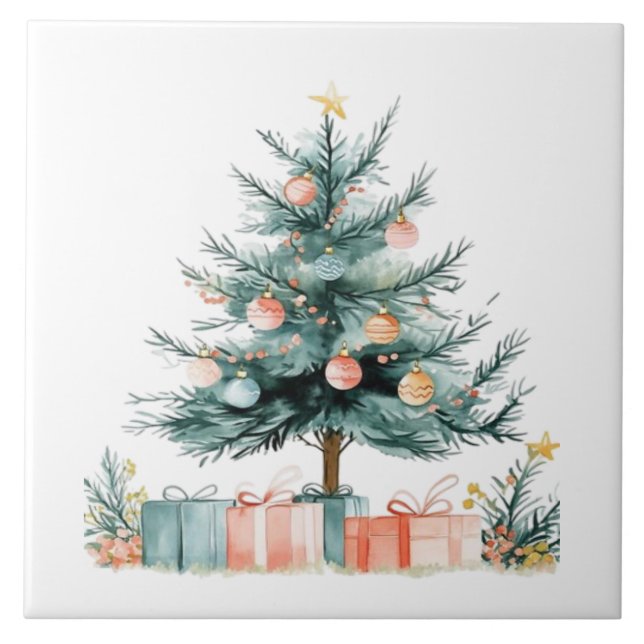 Christmas tree  tile (Front)