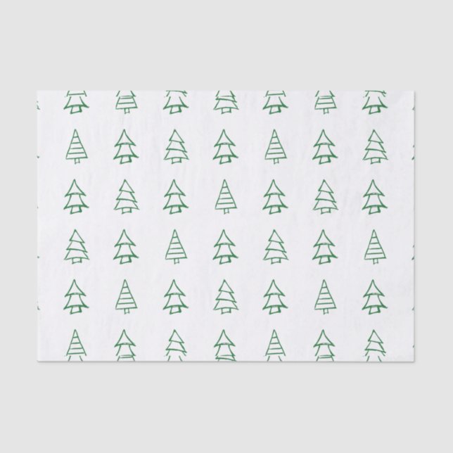 Christmas Tree  Tissue Paper (Front)