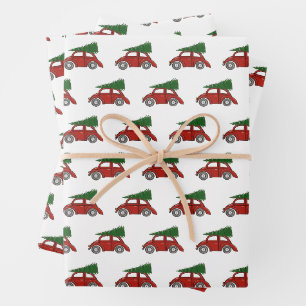 Christmas Tree Traffic Gift Wrap