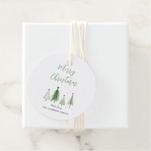 Christmas Tree Vector Merry Christmas  Favour Tags