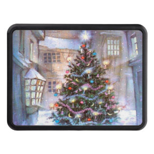 Christmas Tree Vintage Trailer Hitch Cover